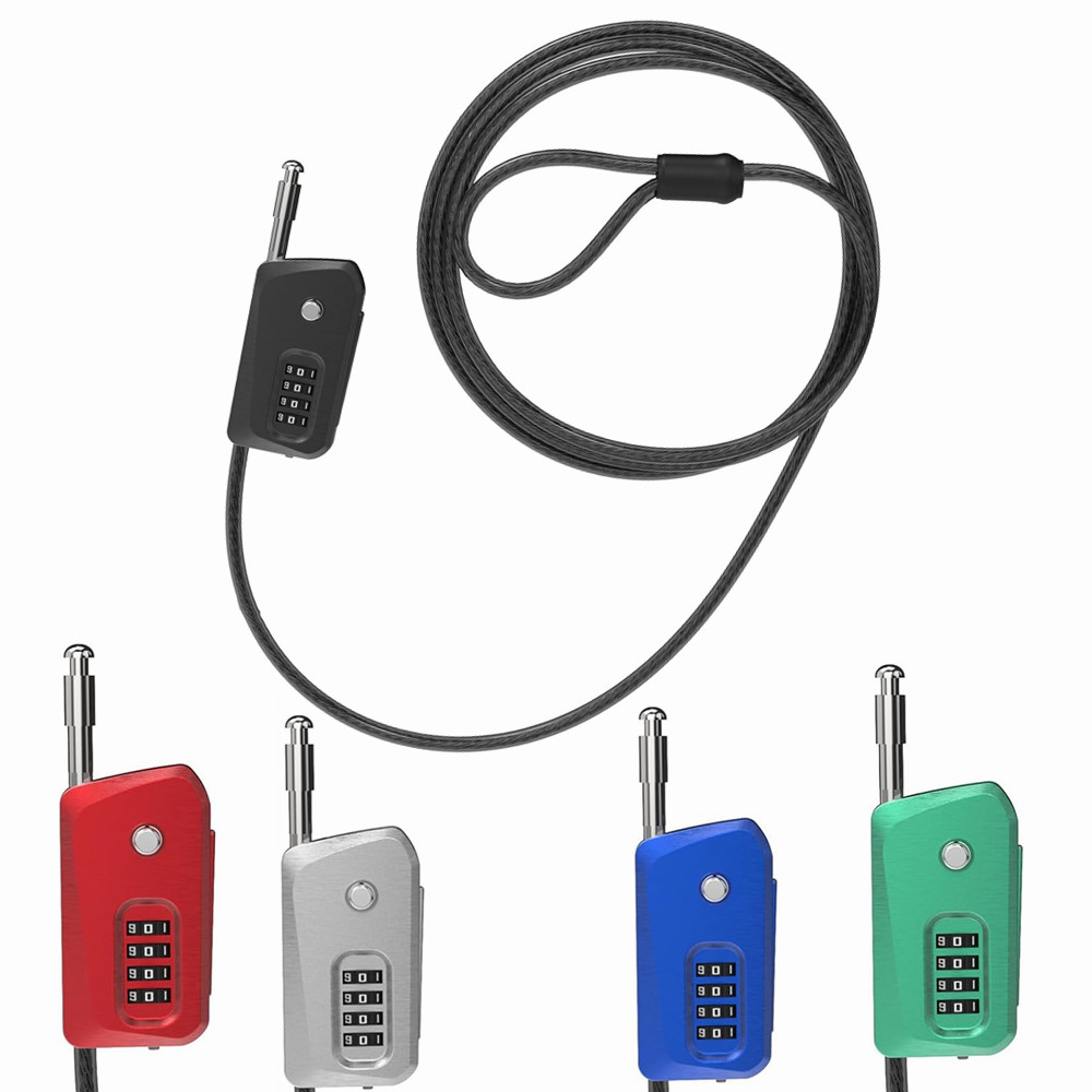 Cable Lock Flexible - Bisiklet, Scooter, Trail Kamera Kilidi için