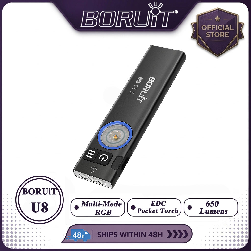 BORUiT U8 650LM EDC LED El Fen - Cycling To Work incelemesi ve fiyatı