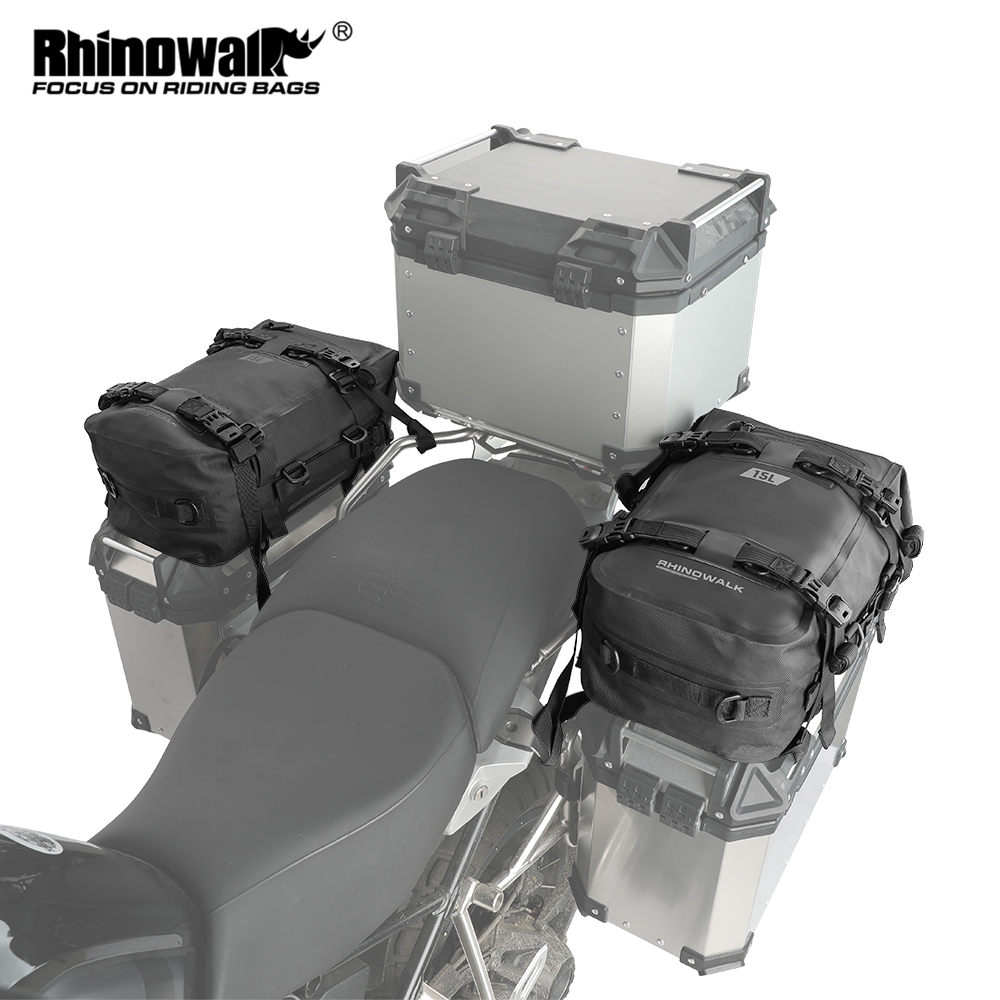 Rhinowalk motosiklet kutusu üs - Panniers Waterproof Rear incelemesi ve fiyatı